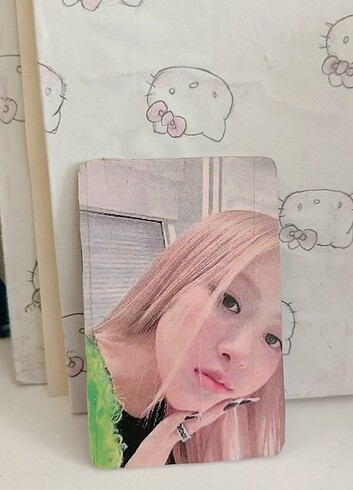 Blackpink rose photocard 