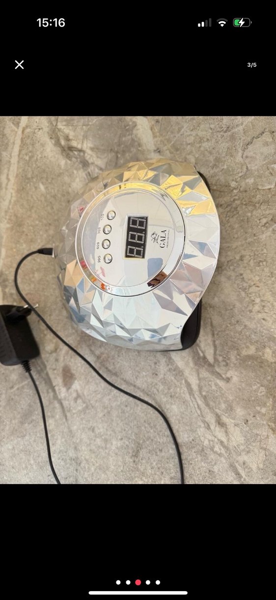 Oje kurutma makinesi, UV. Led lamba - Görsel 3