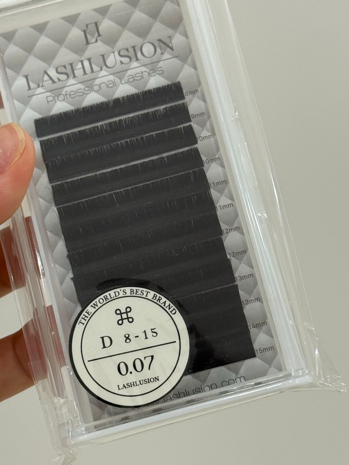 Gri Takma Kirpikler 0.07 D 8-15 mm - Görsel 2