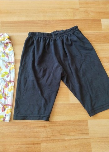 Renkli Pamuklu Rahat Kesim kız Şort - Görsel 3