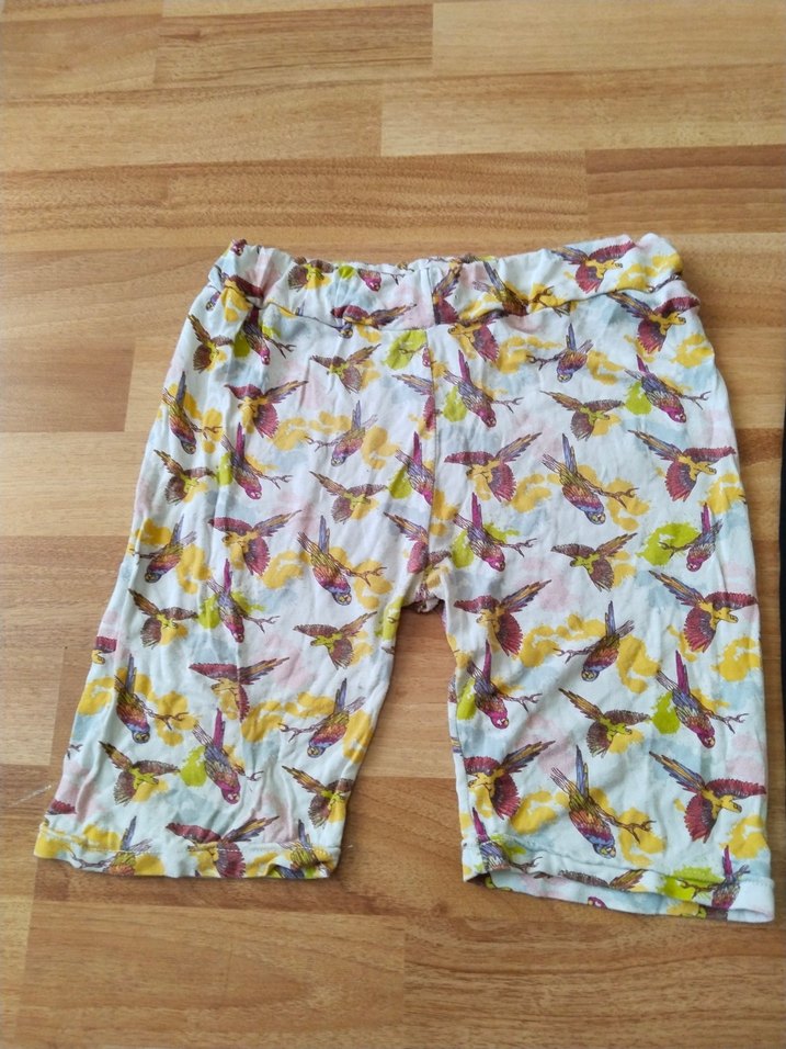 Renkli Pamuklu Rahat Kesim kız Şort - Görsel 4