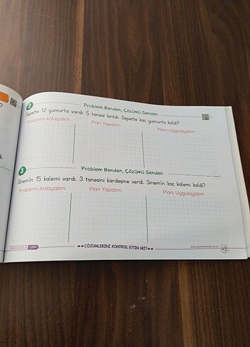 1 sınıf matematik kaynak kitabı  - Görsel 2