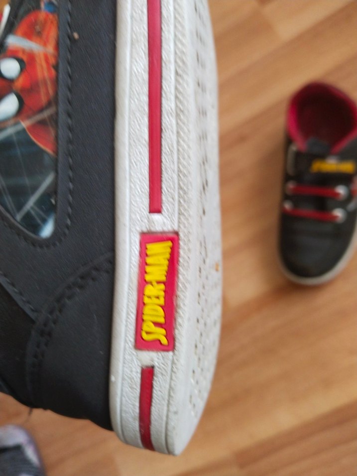 Erkek Çocuk Renkli Spiderman Spor Ayakkabı - Görsel 4