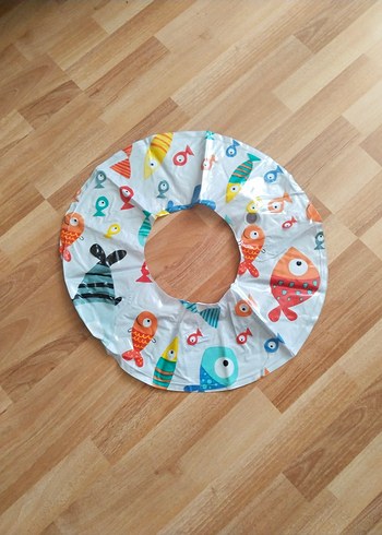 Renkli Balık Desenli Bebek Boyun Yüzme Simidi