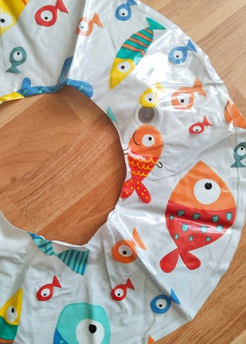 Renkli Balık Desenli Bebek Boyun Yüzme Simidi - Görsel 5