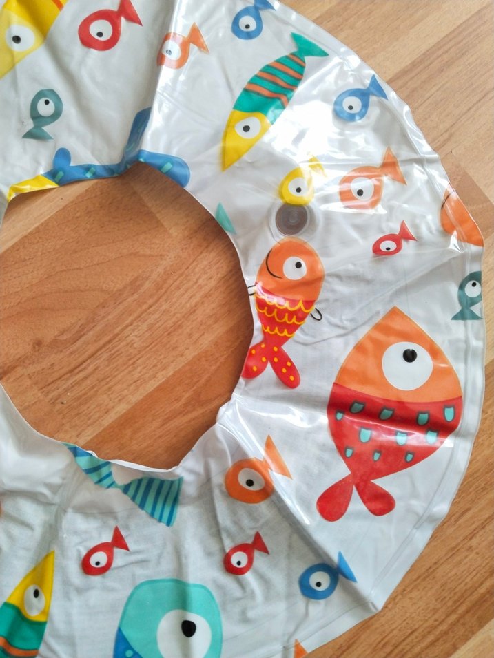 Renkli Balık Desenli Bebek Boyun Yüzme Simidi - Görsel 5