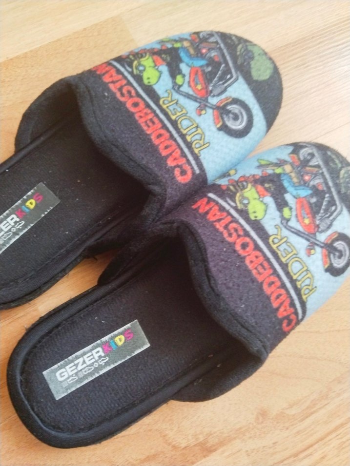 Renkli Baskılı Erkek Çocuk Terlikleri - Görsel 2