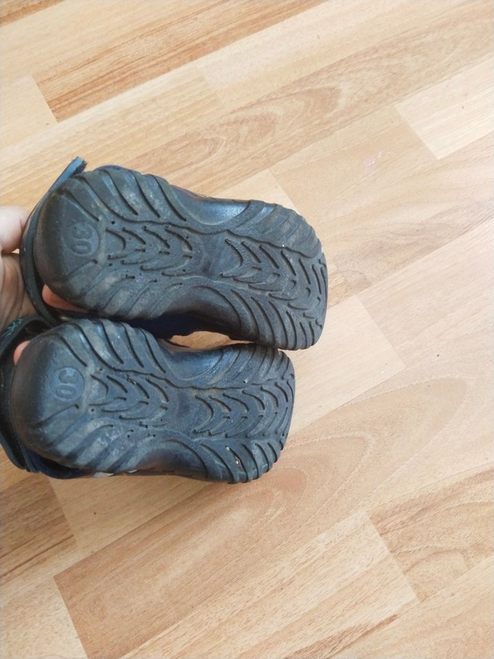 Erkek Çocuk Mavi Basketbol Temalı Cırt Cırtlı Terlik - Görsel 5