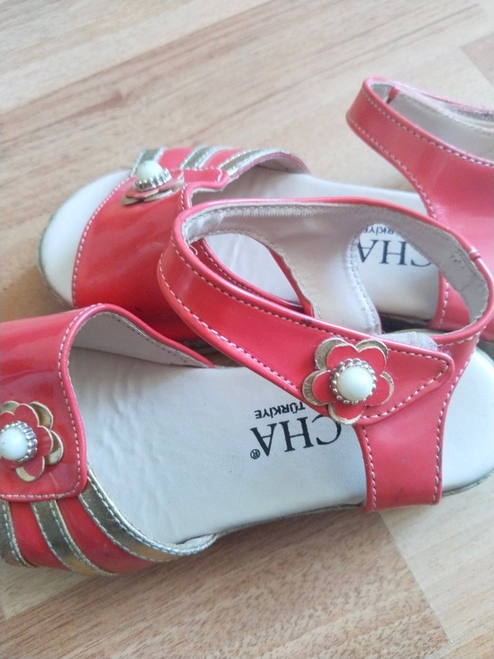 Kız Çocuk Parlak  Sandalet - Görsel 3