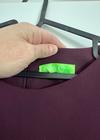 Bordo Midi Kadın Elbise - Görsel 3