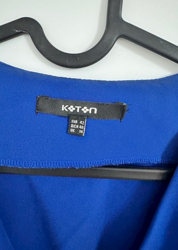 Şık Mavi Kolsuz Midi Elbise - Görsel 3