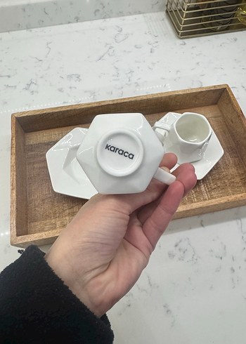 Karaca Gala 2 Kişilik Kahve Fincanı 90 ml - Görsel 4