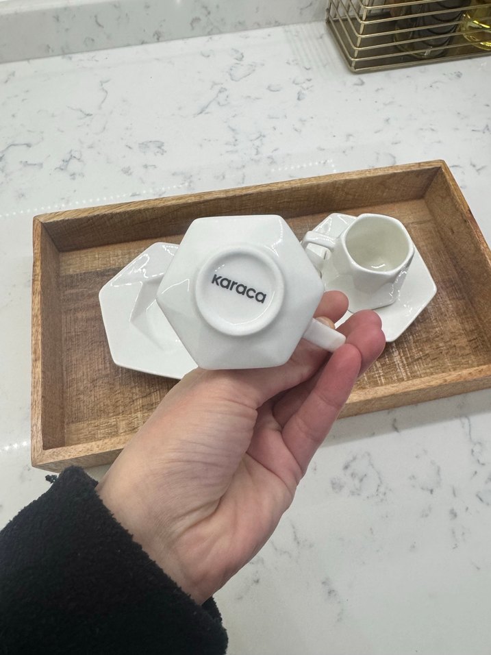 Karaca Gala 2 Kişilik Kahve Fincanı 90 ml - Görsel 4