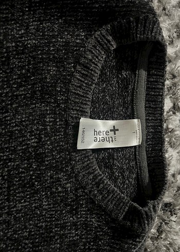 Gri Puantiyeli Triko Kadın Kazak - Görsel 2