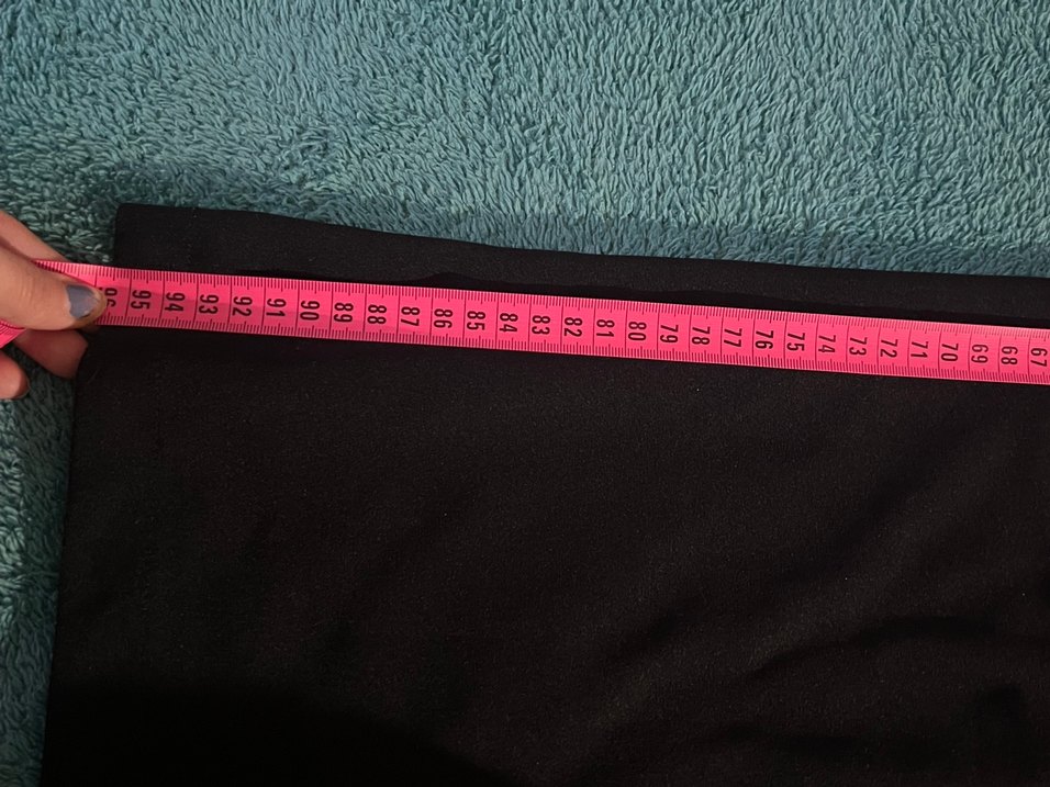 Siyah Kadın Geniş Paça Kumaş Pantolon - Görsel 4