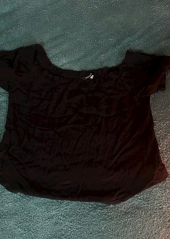 Kadın Siyah Kısa Kollu Bluz Addax - Görsel 2