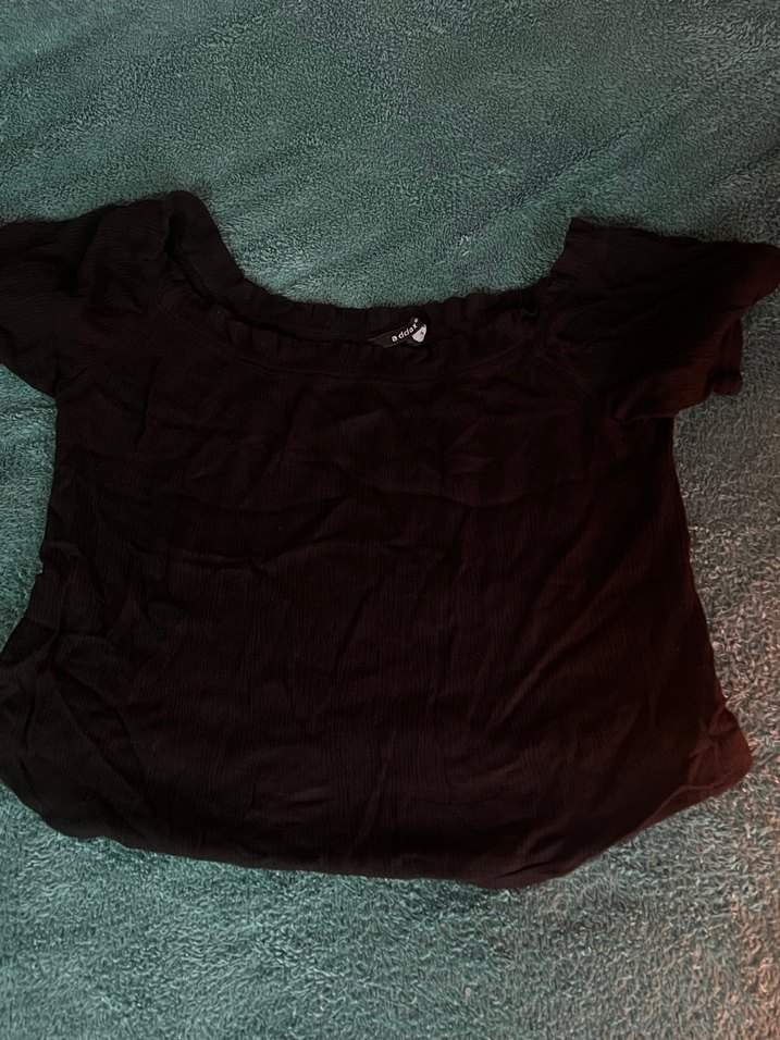 Kadın Siyah Kısa Kollu Bluz Addax - Görsel 2