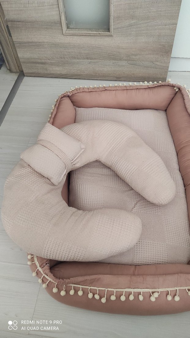 Diger Pembe Pastel Hamile ve Emzirme Yastığı - Görsel 2