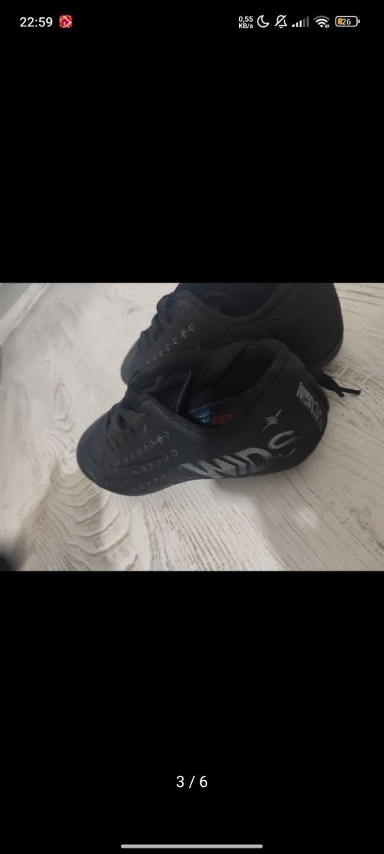 Siyah Erkek Krampon Futbol Ayakkabısı - Görsel 5