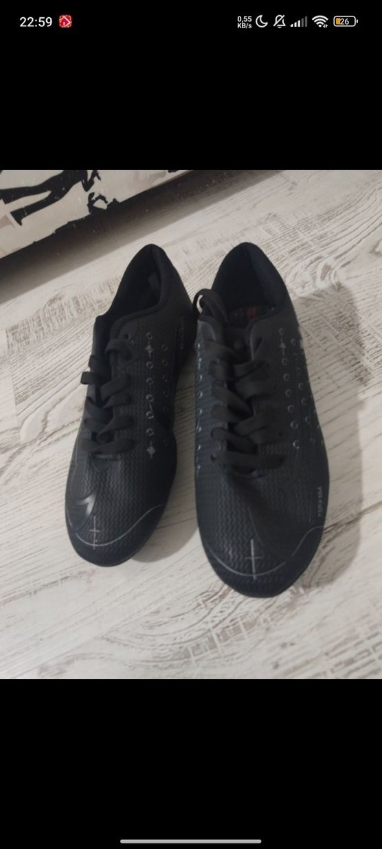 Siyah Erkek Krampon Futbol Ayakkabısı - Görsel 4