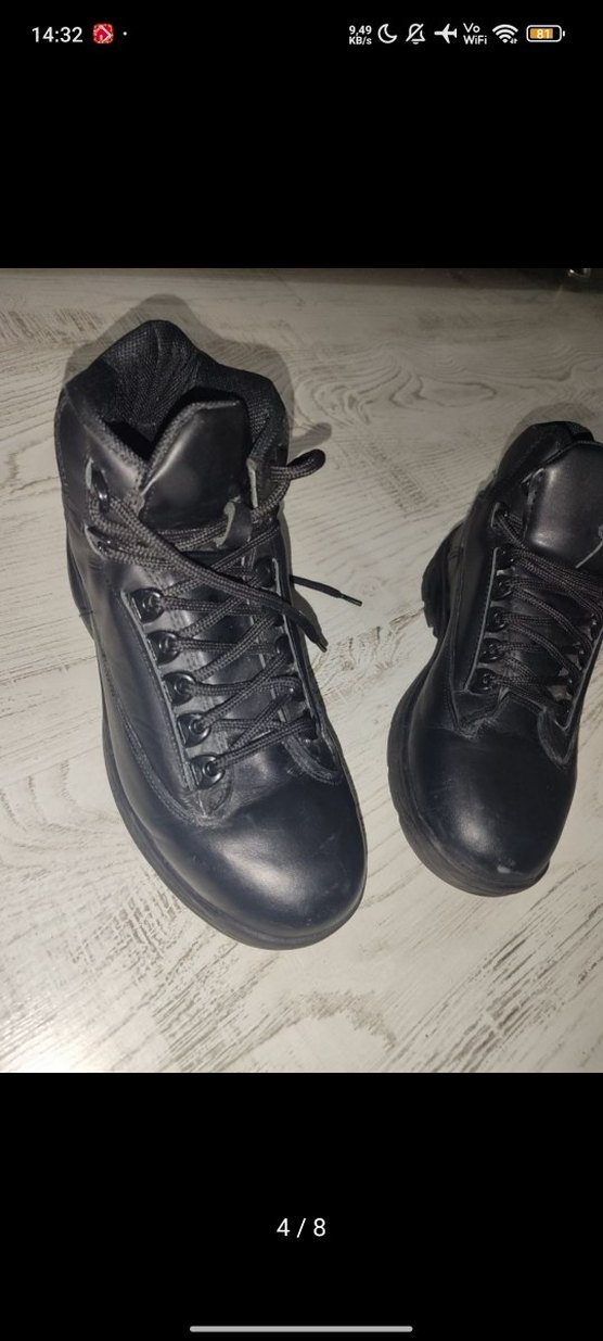 Siyah Bağcıklı kadın Kauçuk Botlar - Görsel 2