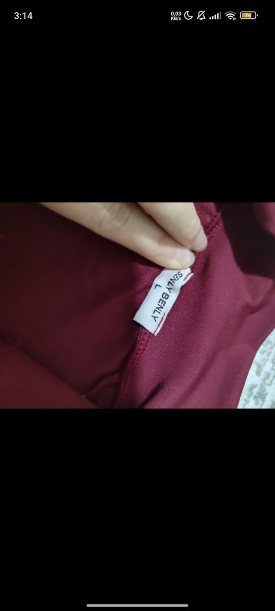 Bordo Fermuarlı Yüksek Yakalı Kadın Ceket - Görsel 4