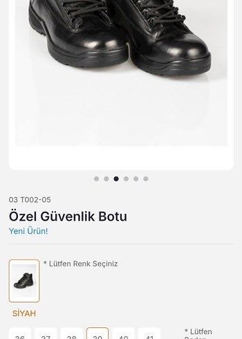 Siyah Deri Botlar Tokalı - Görsel 2