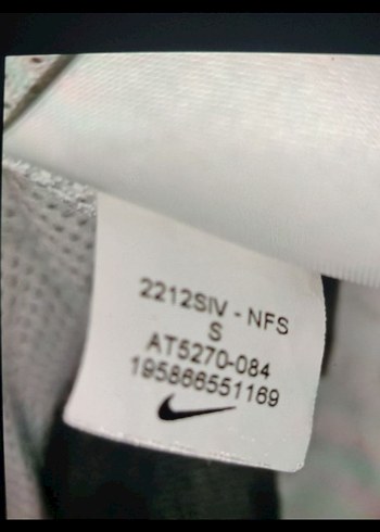 Gri Nike Kapüşonlu Erkek Rüzgarlık - Görsel 9