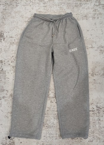 Nakış Detaylı Gri Kadın Eşofman Altı - Görsel 2