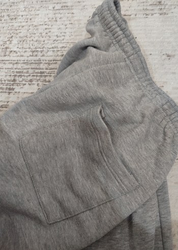 Nakış Detaylı Gri Kadın Eşofman Altı - Görsel 5