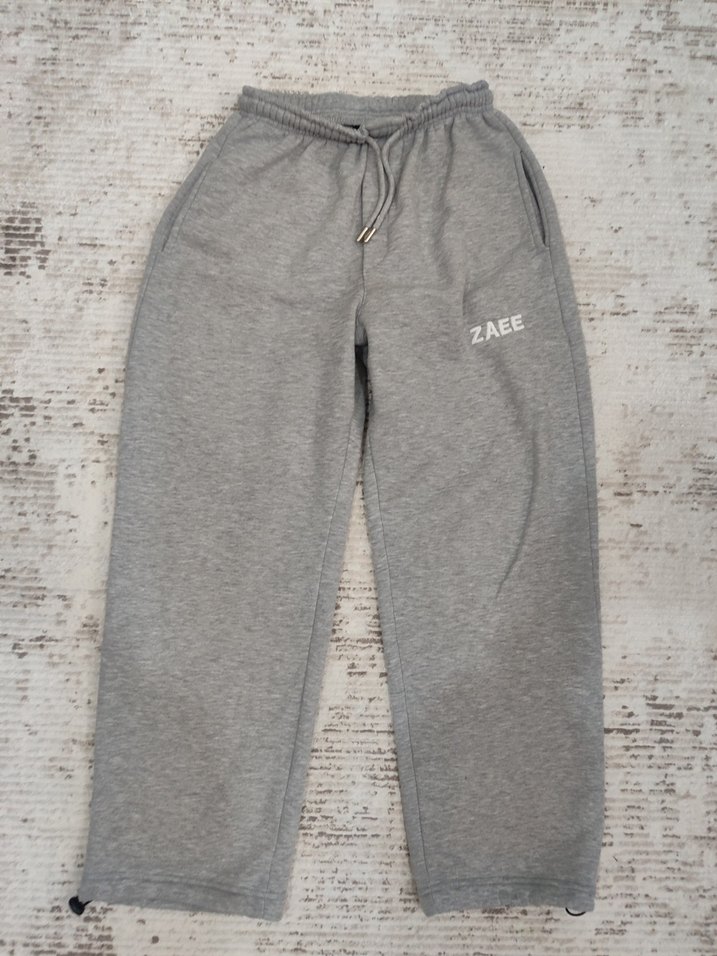 Nakış Detaylı Gri Kadın Eşofman Altı - Görsel 2