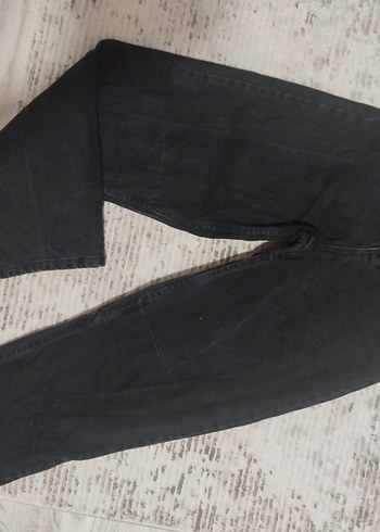 Diğer Siyah Regular Fit Denim Kadın Jean baggy