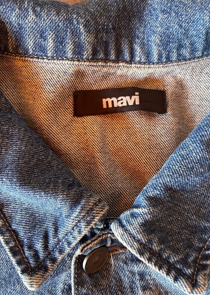 Mavi Kot Ceket - Görsel 2