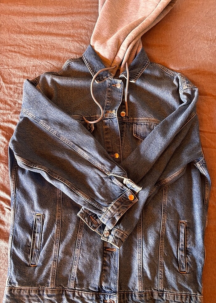 Mavi Kot Ceket - Görsel 2