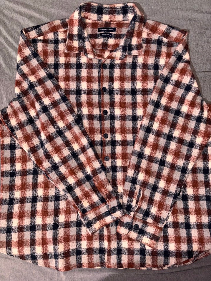 Düğmeli Uzun Kollu Erkek Gömlek - Görsel 2