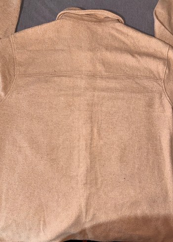 Bej Kısa Uzun Düğmeli Erkek Gömlek - Görsel 4