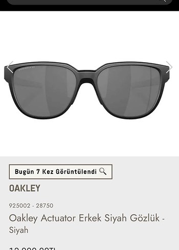 OAKLEY actuator erkek siyah gözlük - Görsel 12