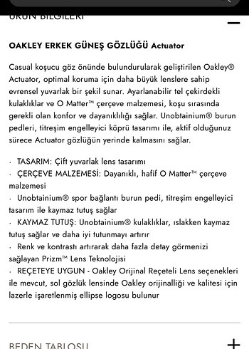 OAKLEY actuator erkek siyah gözlük - Görsel 14