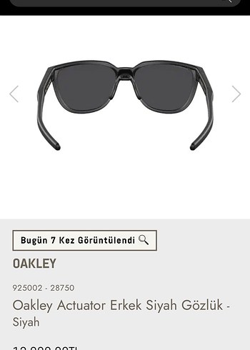 OAKLEY actuator erkek siyah gözlük - Görsel 11