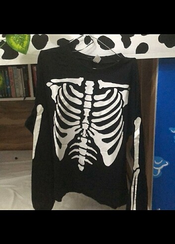 İskelet sweatshirt