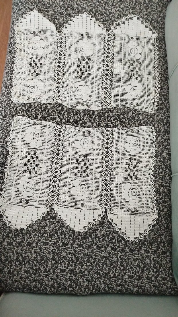 El İşi Nakışlı Beyaz Örtü - Görsel 2