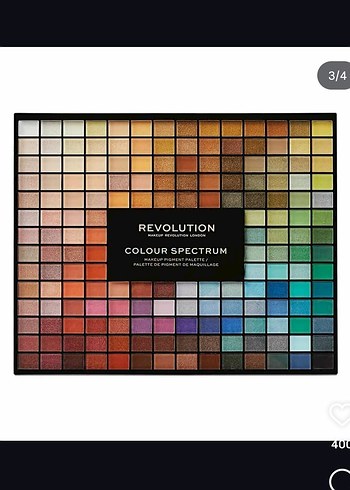 New Revolution 196 Colour Spectrum Palette eye shadow - Görsel 3