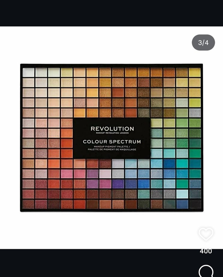New Revolution 196 Colour Spectrum Palette eye shadow - Görsel 3
