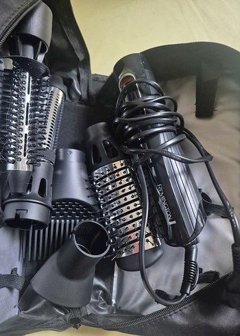 Siyah Saç Şekillendirici ve Fırça Seti - Görsel 2