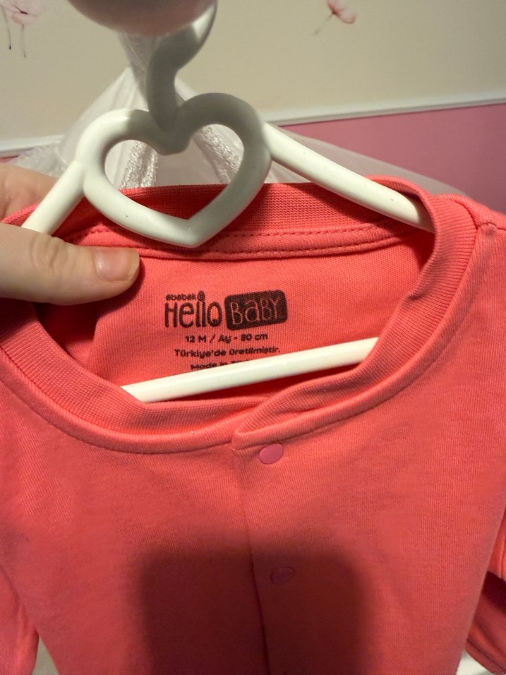 Düğmeli Pembe Kız Çocuk Hırka - Görsel 2