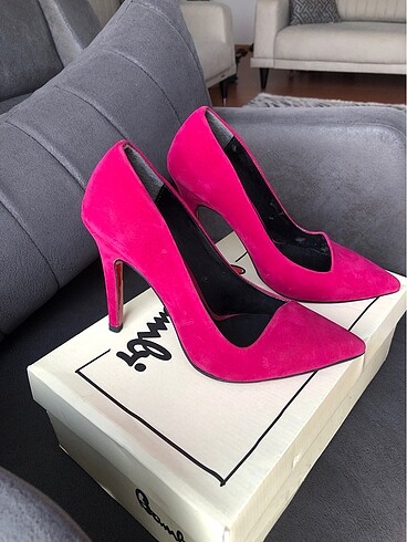 36 Beden pembe Renk Fuşya stiletto