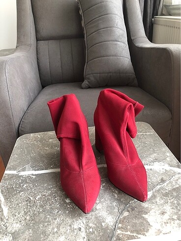 Bordo Çorap çizme