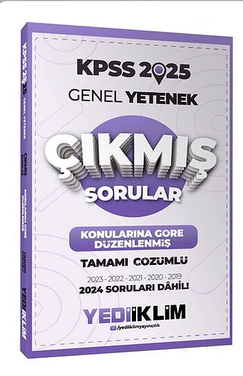 2025 KPSS Genel Yetenek Çıkmış Sorular
