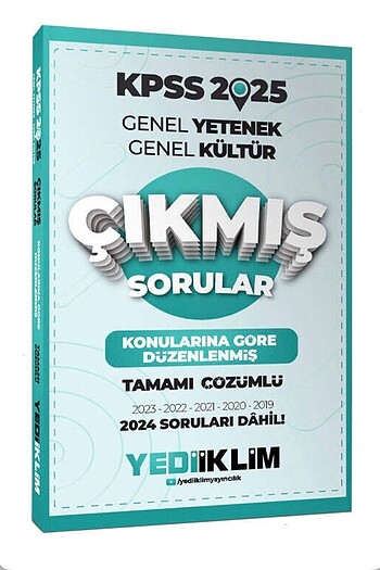 2025 KPSS GK-GY Çıkmış Sorular