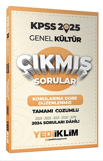 2025 KPSS GK ÇIKMIŞ SORULAR YEDİİKLİM